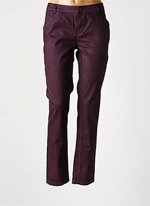 Pantalon poches taille basse violet AKELA KEY femme