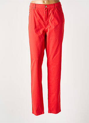 Pantalon slim stretch taille normale rouge LCDN femme