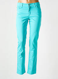 Pantalon slim poches bleu COWEST femme