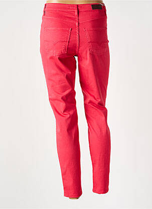 Pantalon 7/8 stretch taille normale rouge LCDN femme