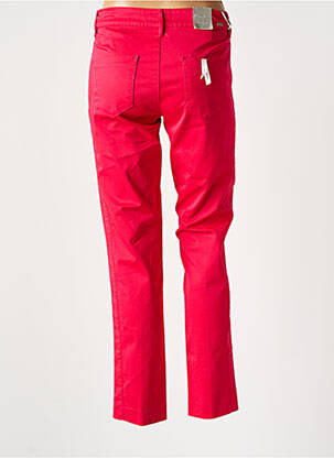 Pantalon slim tissage popeline taille normale rouge PIERRE CARDIN femme