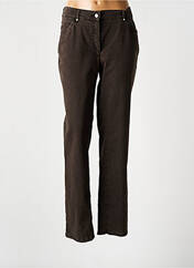 Jeans coupe droite marron GERKE MY PANTS pour femme seconde vue