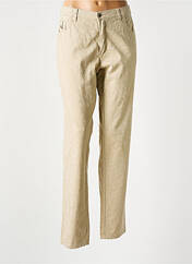 Pantalon slim beige WALTRON pour femme seconde vue