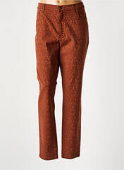 Pantalon slim marron LCDN pour femme seconde vue