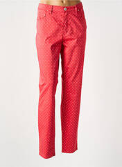 Pantalon slim rouge LCDN pour femme seconde vue