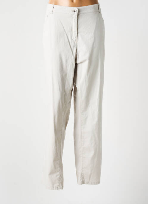Pantalon slim taille normale beige GERKE MY PANTS femme