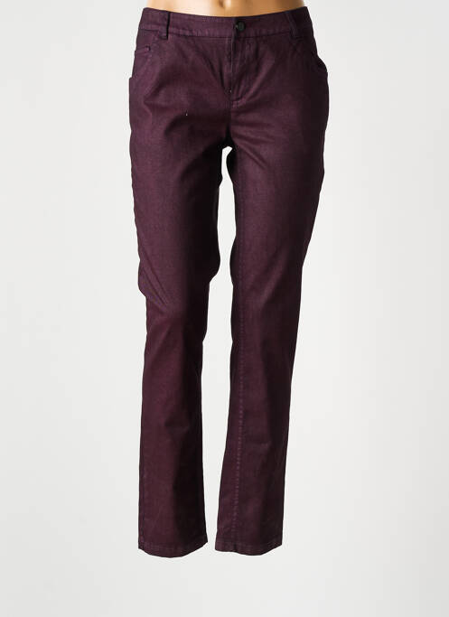 Pantalon poches taille basse violet AKELA KEY femme