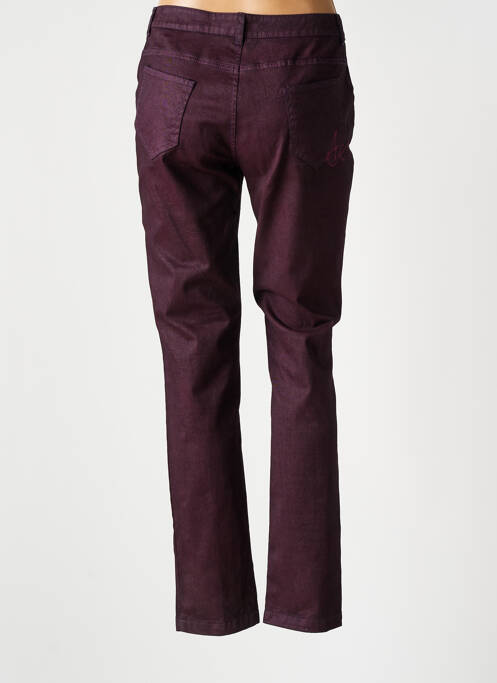 Pantalon poches taille basse violet AKELA KEY femme