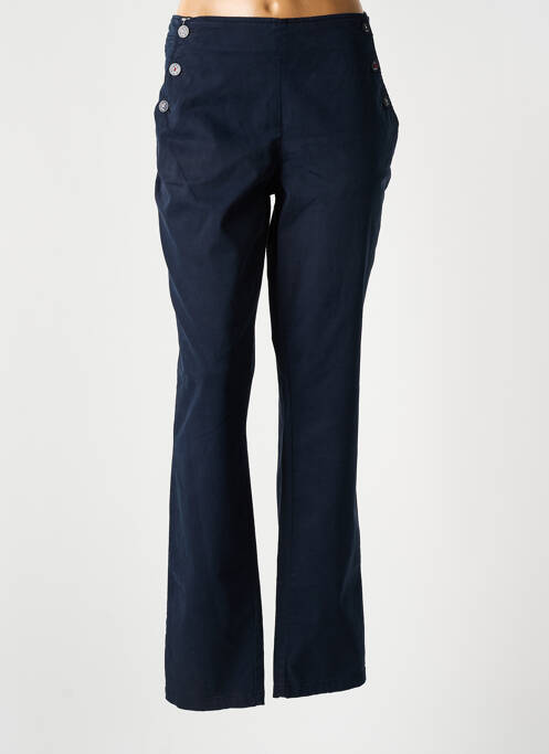 Pantalon droit bleu SAINT JAMES pour femme