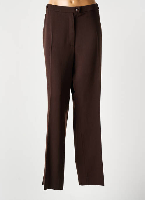 Pantalon droit marron QUATTRO pour femme