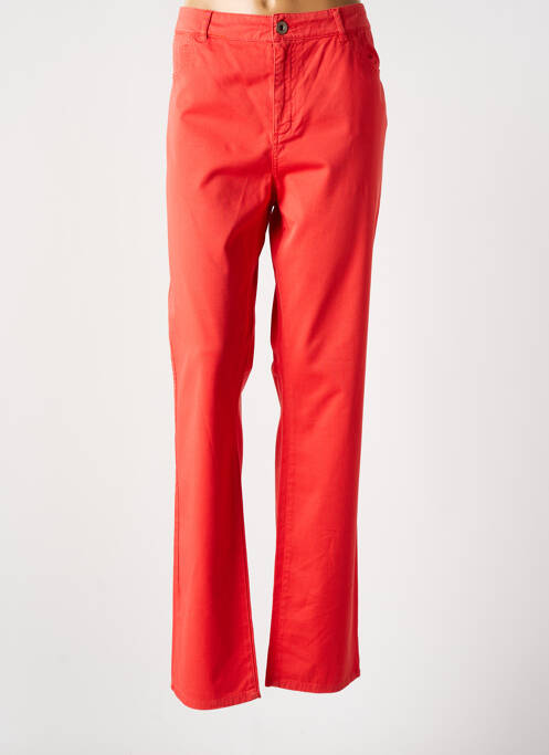 Pantalon droit orange FRED SABATIER pour femme