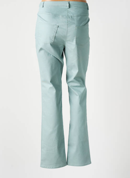 Pantalon droit vert CHRISTIAN MARRY pour femme