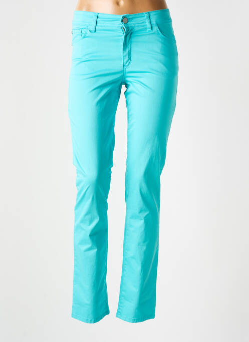 Pantalon slim bleu COWEST pour femme