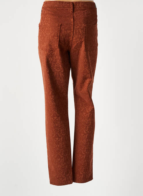 Pantalon slim marron LCDN pour femme