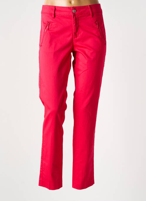 Pantalon slim rouge PIERRE CARDIN pour femme