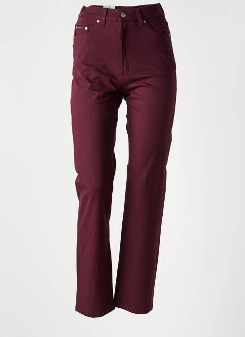 Pantalon slim violet PIONEER pour femme