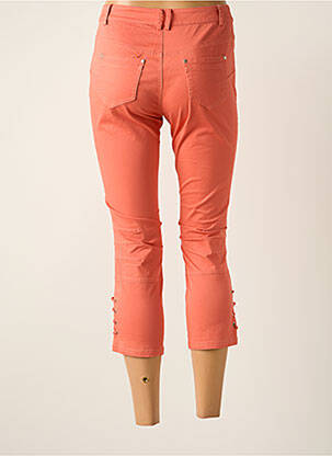 Pantacourt stretch taille normale orange FRED SABATIER femme