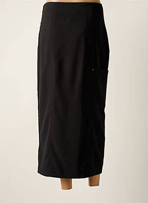 Jupe longue coupe droite noir ISABEL DE PEDRO femme