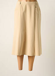 Jupe mi-longue doublure textile noir FRANCOISE F femme