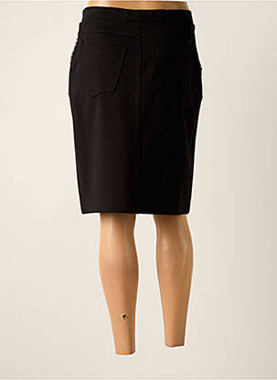 Jupe mi-longue stretch noir FRED SABATIER femme