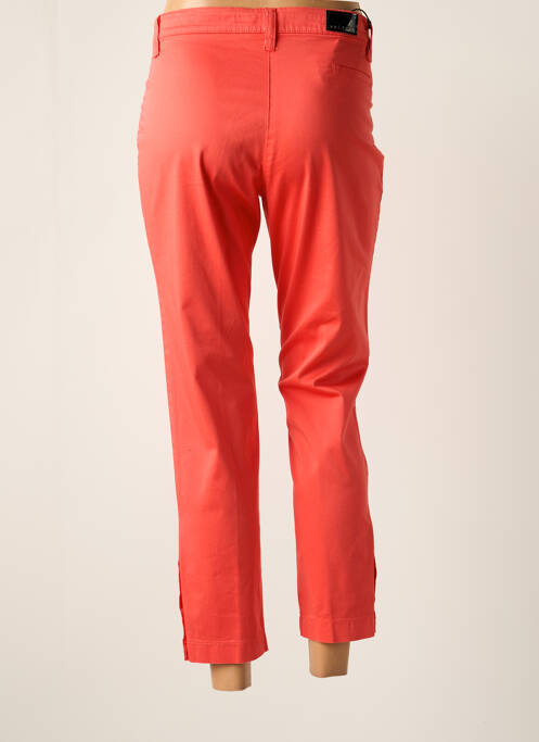 Pantalon 7/8 stretch taille normale rouge WALTRON femme