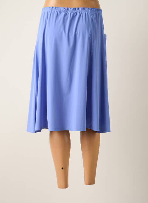 Jupe mi-longue bleu CHRISTIAN MARRY pour femme