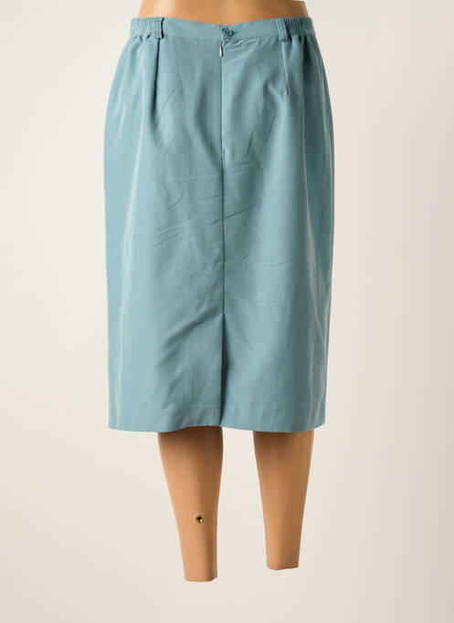 Jupe mi-longue bleu FRANCOISE F pour femme