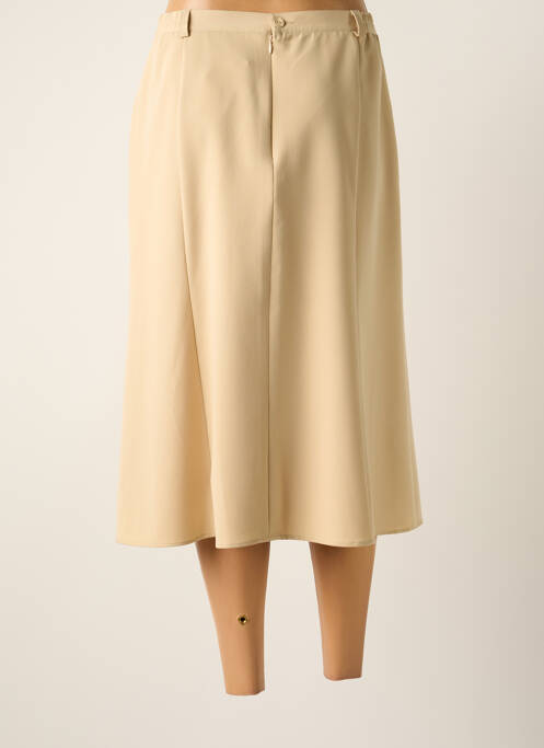 Jupe mi-longue noir FRANCOISE F pour femme