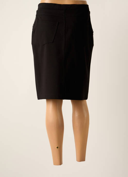 Jupe mi-longue noir FRED SABATIER pour femme