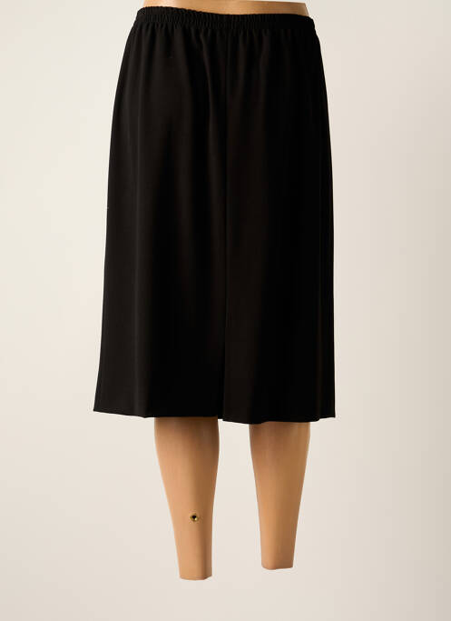 Jupe mi-longue noir IMPULSION pour femme