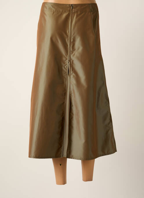 Jupe mi-longue vert VERSE pour femme