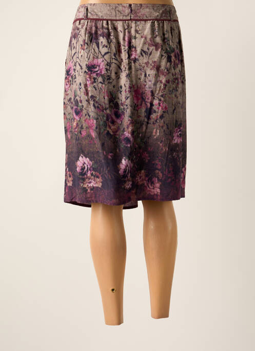 Jupe mi-longue violet PAUSE CAFE pour femme