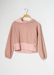 Sweat-shirt à capuche rose MAYORAL pour fille seconde vue