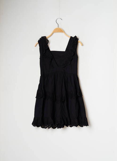 Robe mi-longue noir MAYORAL pour fille