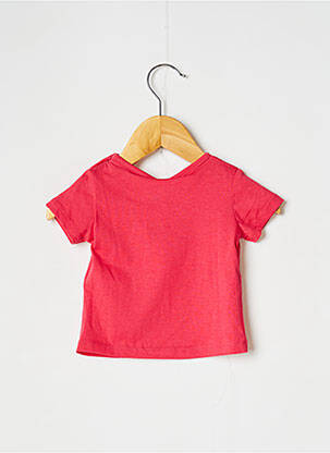 T-shirt fermeture pressionnée manches courtes rouge BOBOLI garçon