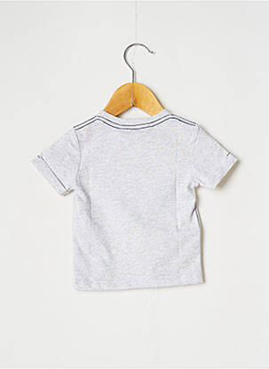 T-shirt tissage jersey manches courtes gris BOBOLI garçon