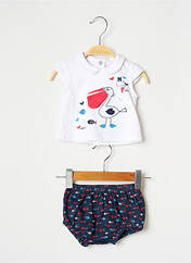 Ensemble short bleu BOBOLI pour fille seconde vue