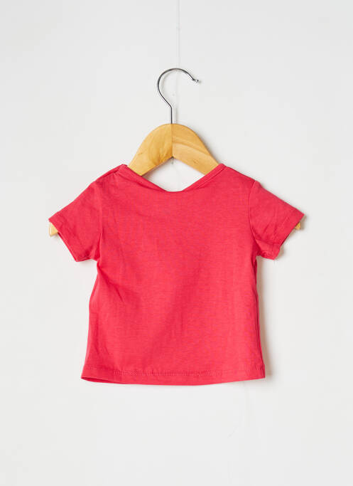 T-shirt fermeture pressionnée manches courtes rouge BOBOLI garcon