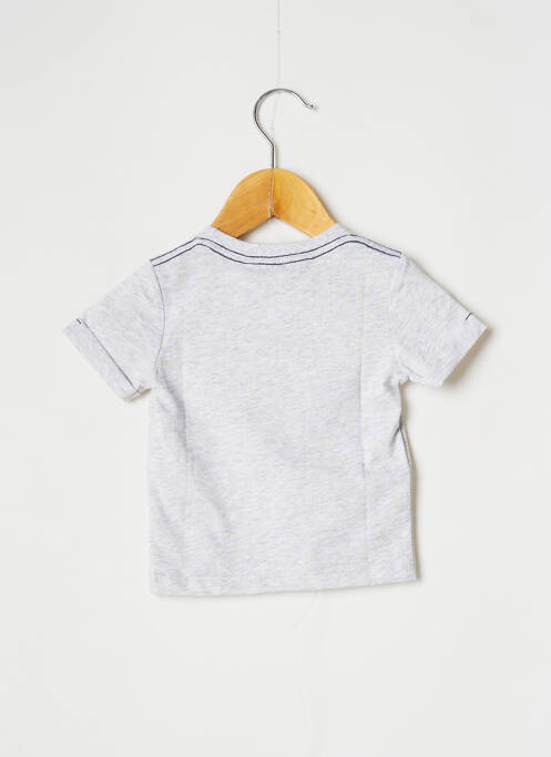 T-shirt tissage jersey manches courtes gris BOBOLI garcon