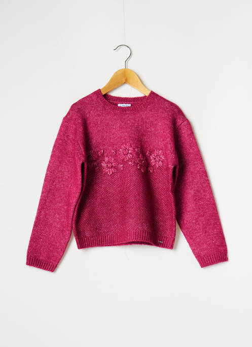 Pull rouge MAYORAL pour fille