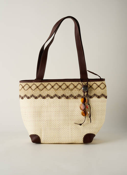 Sac beige TEXIER pour femme