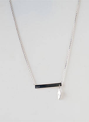 Collier matériaux argent argent TATA GISELE femme