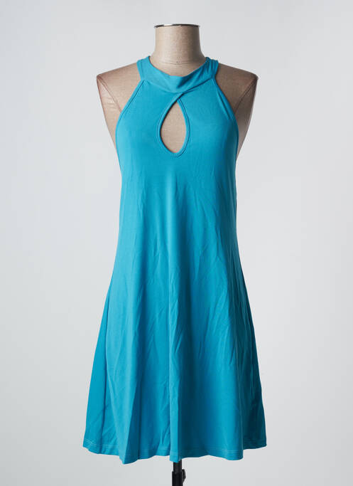 Robe mi-longue bleu VS MODA pour femme