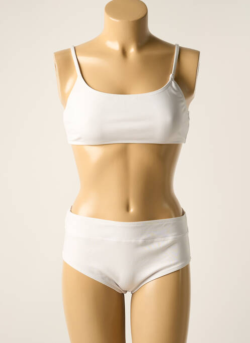 Maillot de bain 2 pièces blanc MAISON ALBA pour femme