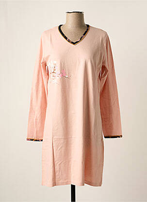 Chemise de nuit sérigraphie rose ROSE POMME femme