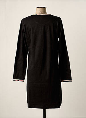 Chemise de nuit sérigraphie noir ROSE POMME femme