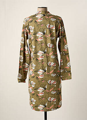 Chemise de nuit imprimé fleurs vert ROSE POMME femme