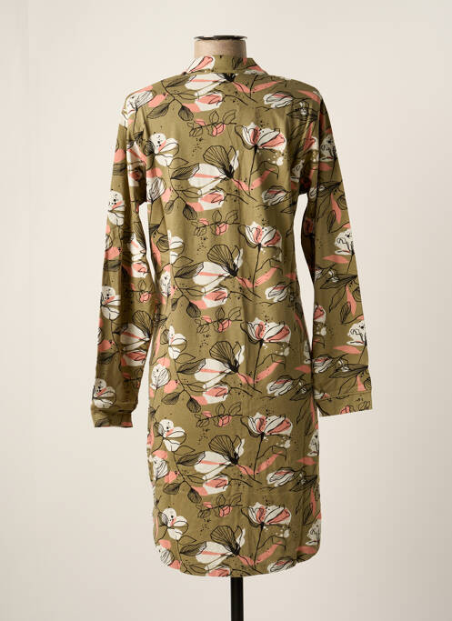 Chemise de nuit manches longues vert ROSE POMME femme