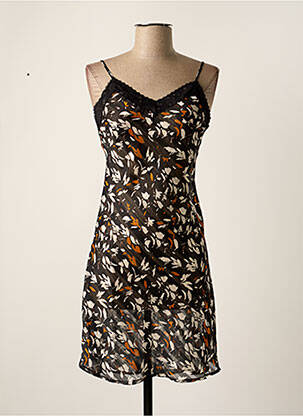 Nuisette/combinette broderie noir ROSE POMME femme