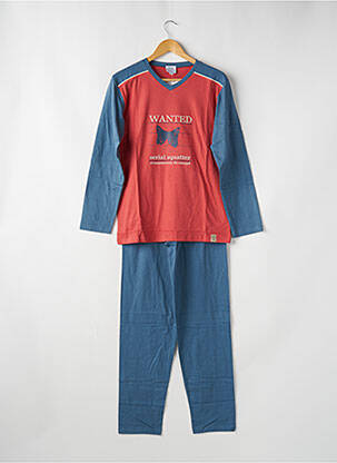 Pyjama col v bleu ROSE POMME homme